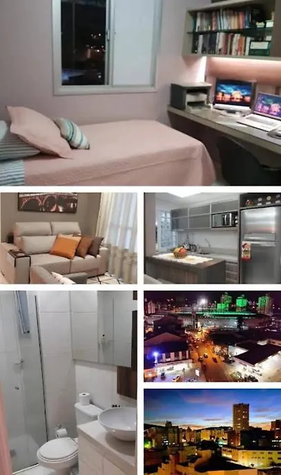 Quarto Home Office No Centro Com Cama Box De Solteiro - Wifi - Tv - Banheiro - Sala De Estar E Cozinha - Apto Compartilhado Com Anfitrioes Experientes Em Hospedar - Superhost No Bnb 5 Estrelas Criciuma